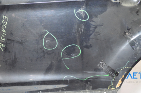 Door bare rear left Ford Escape MK3 13-19 black UH, repaired, scratches, rusty