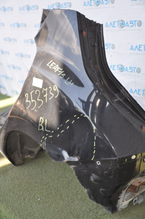 Quarter wing rear left Nissan Leaf 13-17 black, dented