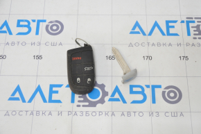 Key Chrysler 200 15-17 without autostart, 4 buttons, worn out