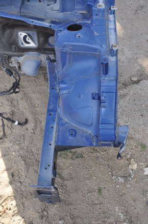 Front quarter left Hyundai Sonata 15-19 blue on the body
