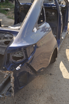 Quarter wing rear right Hyundai Sonata 15-19 blue on the body, pokes