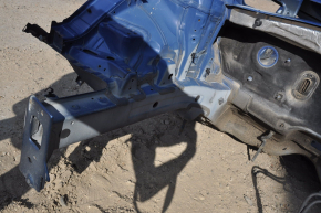 Front right quarter Hyundai Sonata 15-19 blue on the body