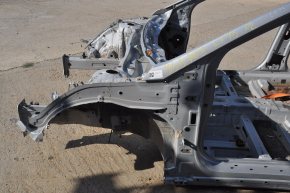 Front quarter left Hyundai Sonata 15-19 silver on the body