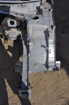 Front quarter left Hyundai Sonata 15-19 silver on the body
