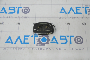 Key Hyundai Sonata 15-17 4 buttons, buttons defect