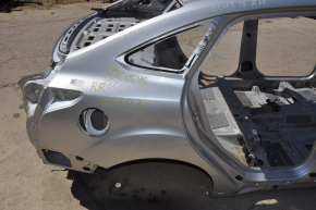 Quarter wing rear right Ford Focus mk3 11-18 4d silver on body, pokes