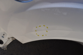 Quarter wing rear right Ford Focus mk3 11-18 4d silver on body, pokes