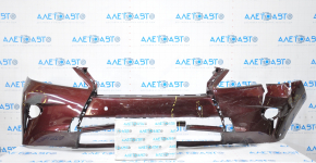 Bare front bumper Lexus RX350 RX450h 13-15 rest red for parking sensors, dented, cracks, sawed, broken fasteners