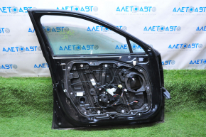 Door assembly front left Hyundai Sonata 20-23 black S3B, bumpers