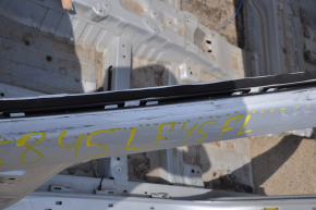 Front left quarter Hyundai Sonata 15-19 silver on the body, dented
