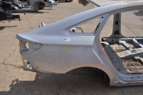 Quarter wing rear right Hyundai Sonata 15-19 silver on the body, pokes