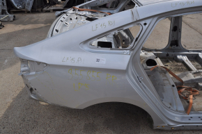 Quarter wing rear right Hyundai Sonata 15-19 silver on the body, bumps, dented