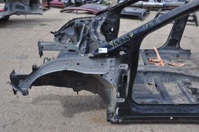 Quarter front left Hyundai Sonata 15-19 black on the body