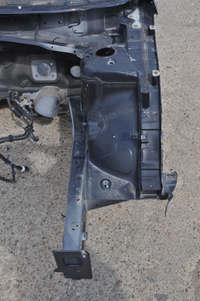 Quarter front left Hyundai Sonata 15-19 black on the body