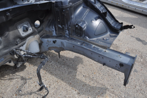 Quarter front left Hyundai Sonata 15-19 black on the body