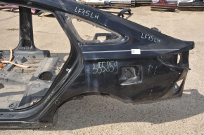 Quarter wing rear left Hyundai Sonata 15-19 black on the body, pokes