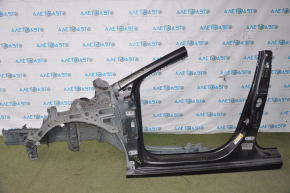 Front left quarter Chevrolet Cruze 16- graphite, with central pillar, small bump on threshold