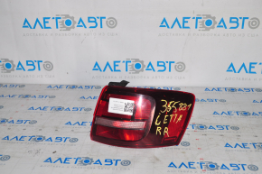 Light outer wing right VW Jetta 16-18 USA halogen dark