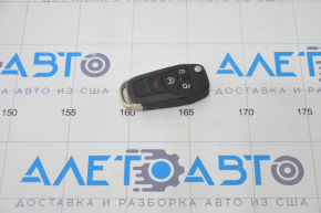 Ford Fusion mk5 13-16 4-button key, folding, with autostart