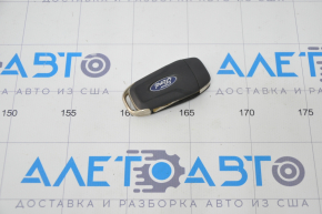 Ford Fusion mk5 13-16 4-button key, folding, with autostart