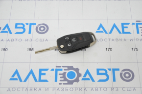 Ford Fusion mk5 13-16 4-button key, folding, with autostart