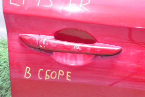Door assembly front right Hyundai Sonata 15-19 red PR, bumpers