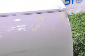 Door bare front right VW Passat b8 16-19 USA silver dented at the hinge, bumps