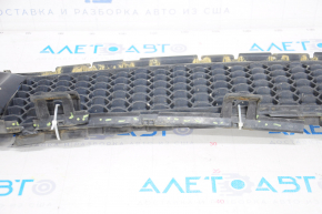 Lower grille of front bumper Jeep Cherokee KL 14-18 without radar, broken fasteners, crack