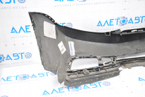 Bare front bumper VW Jetta 15-18 USA black, no fragments, cracks, sawed, fasteners torn off