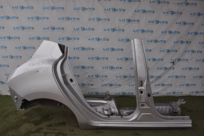 Quarter wing rear right Nissan Leaf 13-17 silver with central pillar