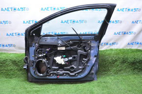 Door assembly front right Chrysler 200 15-17 blue PAG, glass XYG, butts