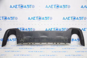 Rear bumper trim lower Jeep Cherokee KL 14 for 2 pipes, structure, scratches, tears