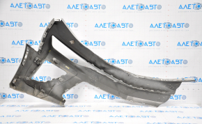 Front bumper bare Chevrolet Camaro 16- SS silver missing right and lower part, dented, broken fasteners