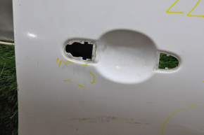 Door bare front right Nissan Versa 12-19 usa, white QM1, dents