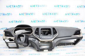 Torpedo front panel with AIRBAG Jeep Cherokee KL 14-23 black