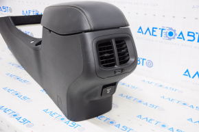 Console center armrest and cup holders Jeep Cherokee KL 14-23 black, with broken latch