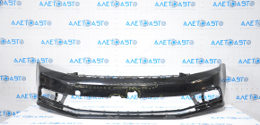 Bare front bumper VW Jetta 15-18 USA black no fragments, fractures, broken fasteners, dented, sawed