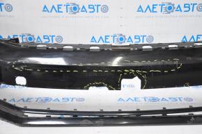 Bare front bumper VW Jetta 15-18 USA black no fragments, fractures, broken fasteners, dented, sawed
