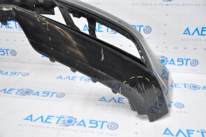 Bare front bumper VW Jetta 15-18 USA black no fragments, fractures, broken fasteners, dented, sawed