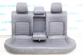 Rear row of seats 2 row VW Passat b7 12-15 USA leather, black, for cleaning