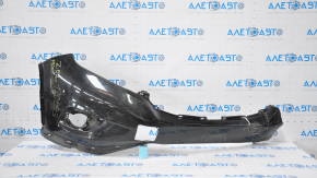 Front bumper bare Nissan Murano z52 15-18 prerest black no left part, broken fasteners, missing fragments, fractures