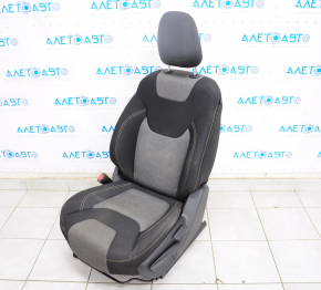 Driver's seat Jeep Cherokee KL 14-18 without airbag, mechanical, cloth, black with gray inserts