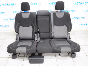 Rear row of seats 2nd row Jeep Cherokee KL 14-15 cloth, black with gray inserts
