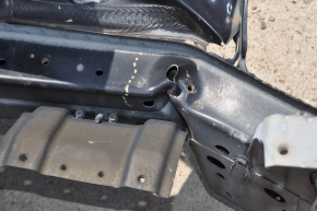 Front left quarter Nissan Leaf 13-17 black on the body, bent side member