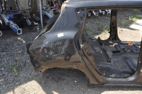 Quarter wing rear right Nissan Leaf 13-17 black on the body, pokes