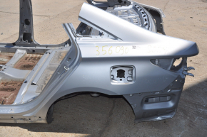 Quarter wing rear left Hyundai Sonata 11-12 silver on the body