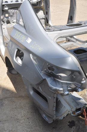 Quarter wing rear left Hyundai Sonata 11-12 silver on the body