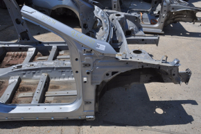 Front quarter right Hyundai Sonata 11-15 silver on the body