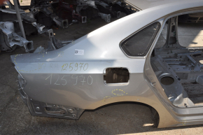 Quarter wing rear right VW Passat b7 12-15 USA silver on body, bumps