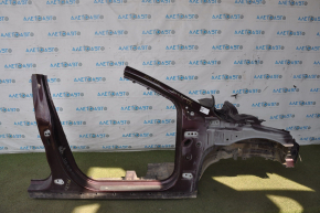 Front quarter right Ford Fusion mk5 13-16 without bracket burgundy with central pillar, pokes